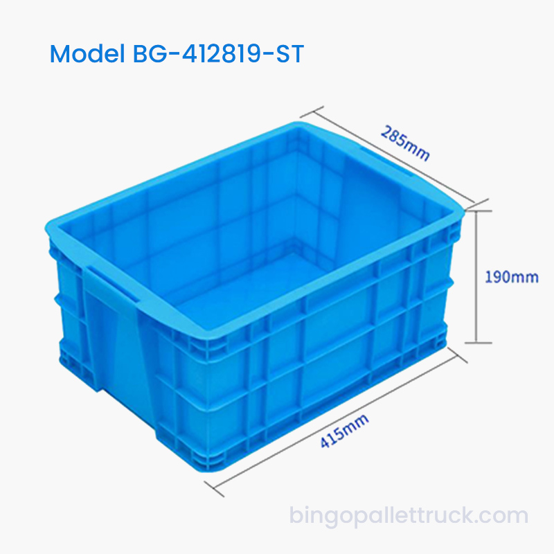 กล่องเก็บของแบบ Tote Box น้ำหนักเบาวางซ้อนกันได้ขนาด 16 ลิตรสำหรับใช้ภายในอาคาร