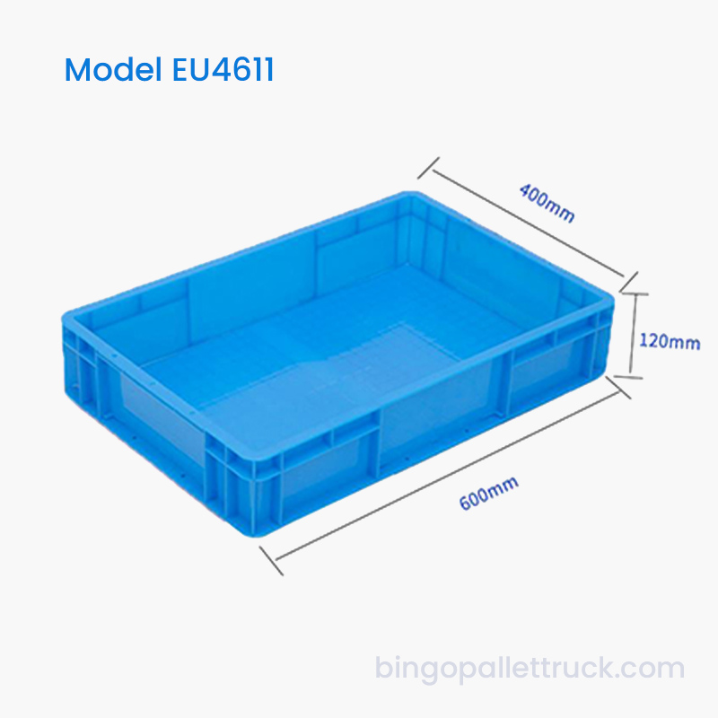 ถังขยะพลาสติก EU ขนาด 22 ลิตรสำหรับการขนส่งผักและผลไม้