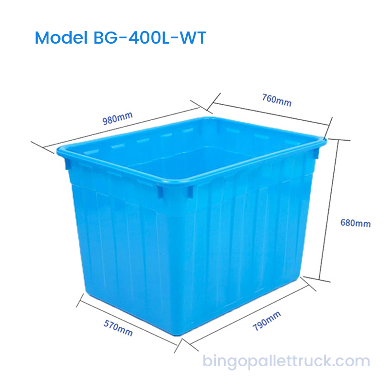 ถังเก็บน้ำ HDPE สำหรับงานหนักขนาด 400 ลิตรสำหรับการขนส่งและการจัดเก็บ