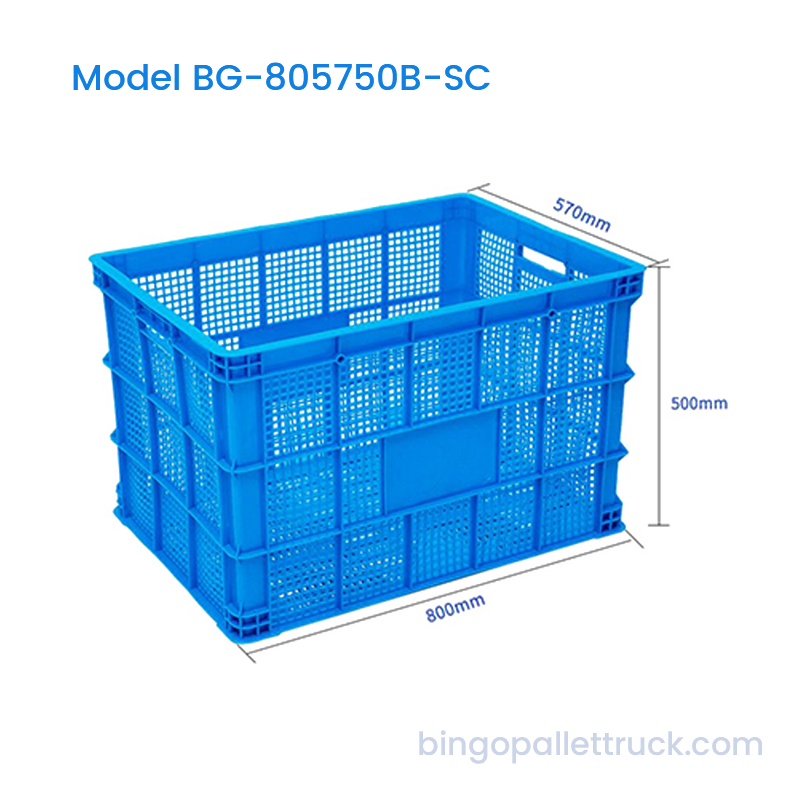 ลังพลาสติก HDPE แบบวางซ้อนกันได้สำหรับงานหนัก 194 ลิตรสำหรับชิ้นส่วนโรงงาน
