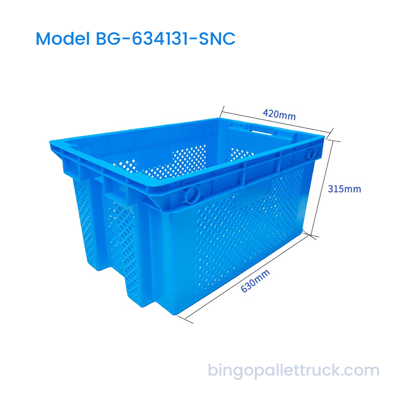 ลังพลาสติก HDPE ขนาด 71 ลิตรและรังเพื่อการเกษตร