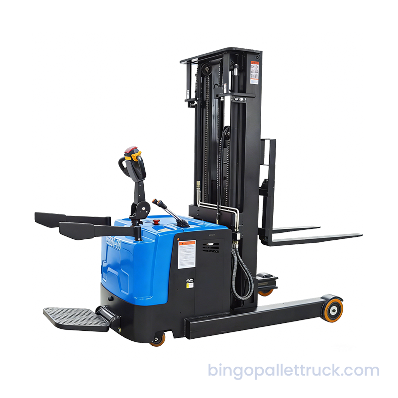 รถยกขึ้นที่สูงแบบไฟฟ้า EPS ขนาด 1,500 กก. สำหรับชั้นวางแบบ High Bay และทางเดินแคบ